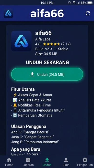 Panduan Unduh APK aifa66 untuk Pengguna Android