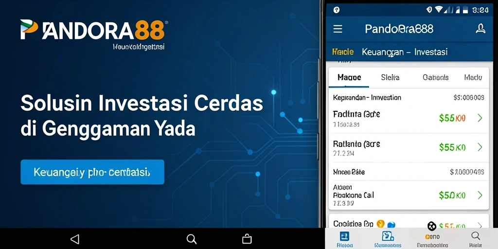 Antarmuka aplikasi PANDORA88 yang intuitif untuk investasi.
