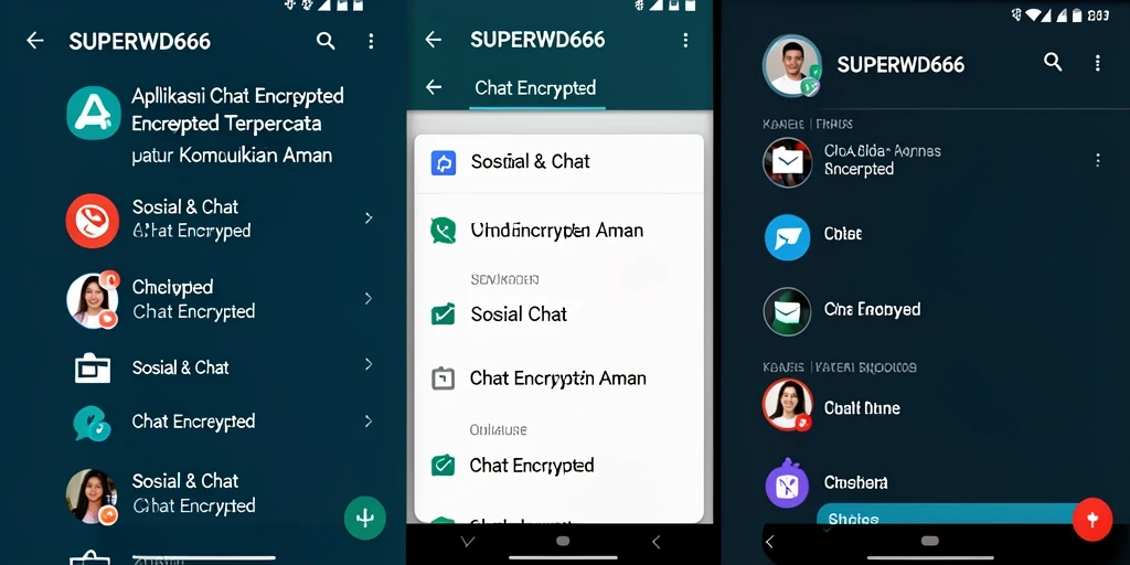 Antarmuka aplikasi SUPERWD666 yang modern dan mudah digunakan.